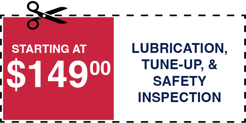 149 garage door MAINTENANCE