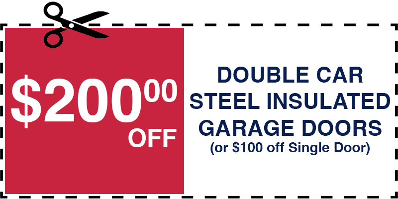 200 off garage door repair