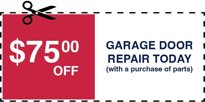 75 off garage door repair