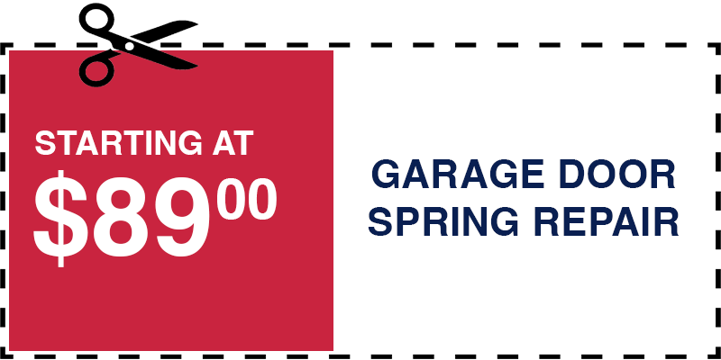 89 garage door SPRING repair